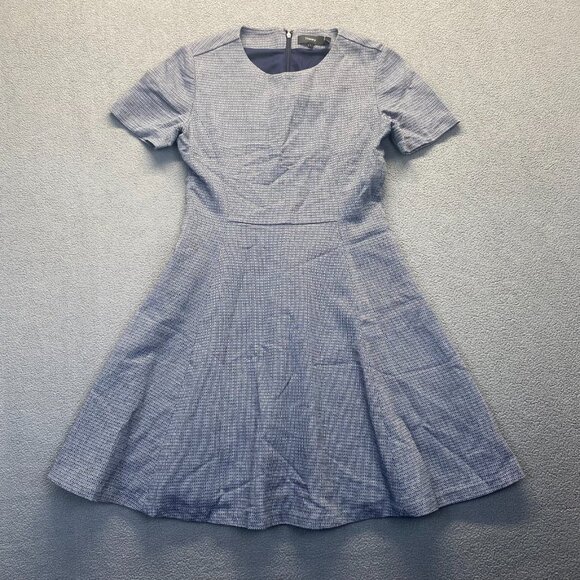 Theory Women's Dress Size 4 Mini Houndstooth Zipper,Lined - Picture 11 of 11